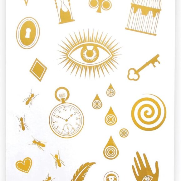 Galison Jonathan Adler Atlas Die-cut 128 Page Notebook Embellished w/Gold Foil - Picture 3 of 4